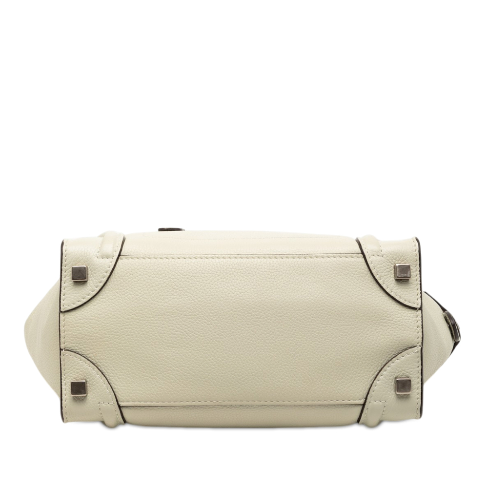 Pre-Loved Celine Micro Leather Luggage Tote - Picture 3 of 7
